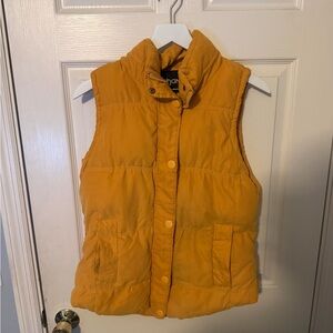 Thanth Orange Puffer Vest